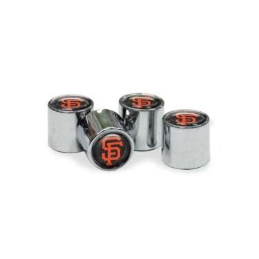 Imagem de WinCraft Conjunto de 4 tampas de haste de válvula San Francisco Giants