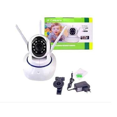 Imagem de Câmera 3 antenas ip onvif wifi wireless robô visão noturna