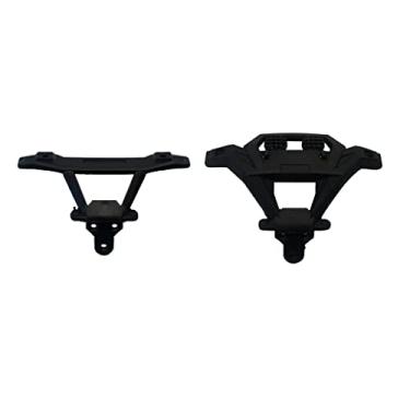 Imagem de Luzhengyang Upgrade Your RC Crawler with Front Rear Bumper DIY Parts - Compatible with Xinlehong 9125 Q901/Q902/Q903 - Long Service Life - Easy to Install - Perfect Replacement Parts - Black