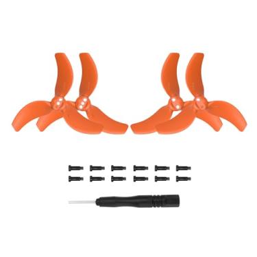 Imagem de Generic 3032S Lâmina de hélices para DJI Avata 2 acessórios de drone, hélices de substituição de lâminas com chave de fenda para Avata 2, 1 par/2 pares (2 pares x laranja)