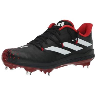 Imagem de adidas Tênis masculino Adizero Afterburner 9, Preto/Branco/Team Power Red, 46