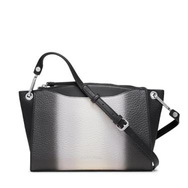 Imagem de Calvin Klein Bolsa tiracolo feminina granada com zíper, Preto Multi, One Size