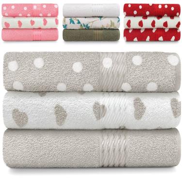 Imagem de Kit 3 Toalhas de Banho 100% Algodão Prisma Dohler Emcompre