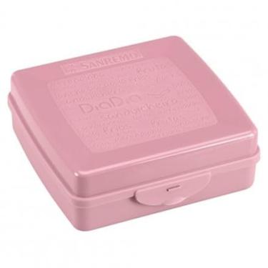 Imagem de Sanduicheira Rosa Plástica Fit Sanremo SR684/1 585ml - Unidade
