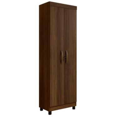 Imagem de Armario Multiuso New Roma com 2 Portas e Chaves Imbuia