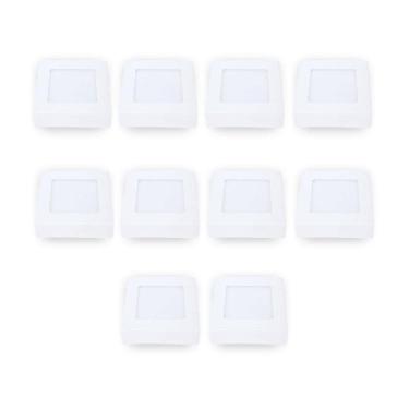 Imagem de Painel Led Avant Quadrado Sobrepor 6W 6500k Branco 10 Und