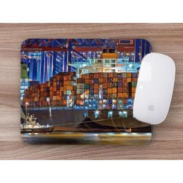 Imagem de Mouse Pad Emborrachado Personalizado Navio Cargueiro - Deluzz