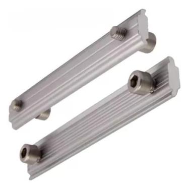 Imagem de Junção Emenda P/ Perfil Estrutura De Painel Solar - 2 Peças - GB ELETR