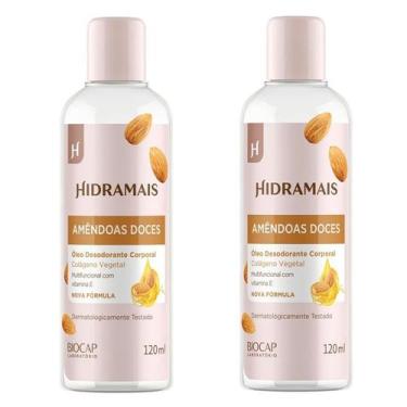 Imagem de kit 2 Óleo Desodorante de Banho Corporal Com Colágeno Hidramais Amêndo