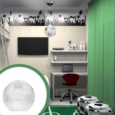 Imagem de Vidro Para Reposição Do Pendente Bola Futebol Para Quarto - Cafglass, 