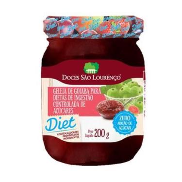 Imagem de Geleia Diet De Goiaba Sao Lourenco 200G - São Lourenço