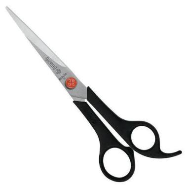 Imagem de Tesoura Fio Laser Mundial Ponto Vermelho Ref.663, 19 cm, Cabelo, Verme
