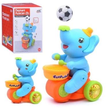 Imagem de Brinquedo Educativo Elefante Musical Interativo Com Luzes e Sons - Meg