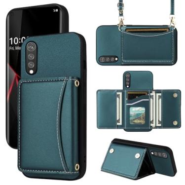 Imagem de Furiet Capa carteira para LG Velvet 5G/LGVelvet Verizon G5 UW T-Mobile 2020 com alça transversal de couro PU premium porta-cartão à prova de choque capa fina resistente para celular LM G900UM 4G