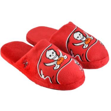 Imagem de Tampa Bay Buccaneers chinelo grande logotipo Rs Slide grande