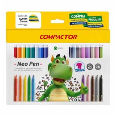 Imagem de Caneta hidrocor neopen gigante cores com 24  / 5est / compactor