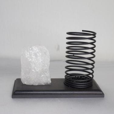 Imagem de Porta Caneta em base com Pedra Natural - renav, 250g