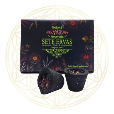 Imagem de Defumador Hindu Goloka, 7 Ervas