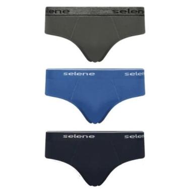 Imagem de Kit 6 Cuecas Slip Algodão Até Eg Selene 11900, GG