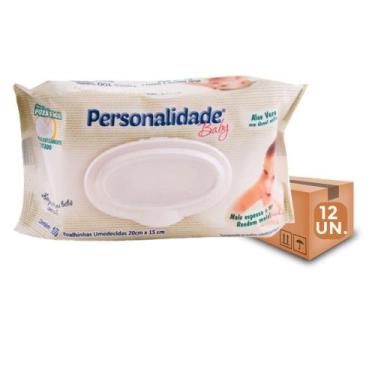 Imagem de Toalhinhas umedecidas Personalidade 12 pacotes com 100 unidades - EURO