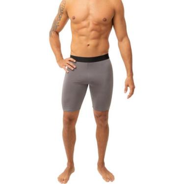 Imagem de Bermuda Térmica Compressão Anti Assaduras Segunda Pele Proteção Uv 50+