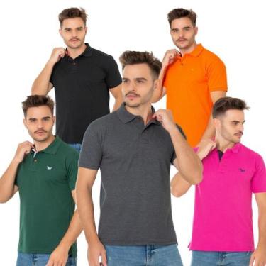 Imagem de Super Kit 5 Polos Ridens Elegância e Conforto  Oferta Exclusiva Veja, 