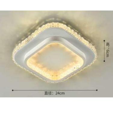 Imagem de Luminária De Teto Plafon de Sobrepor Led Moderna  para Corredor Sala Q