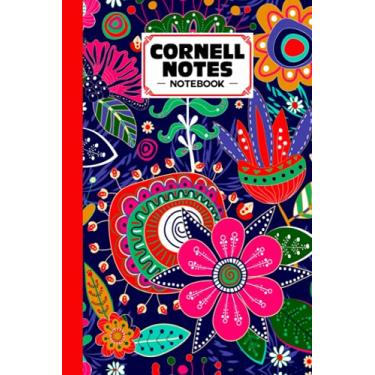 Imagem de Cornell Notes Notebook: Flowers Cover Cornell Notes Notebook, Cornell Note Paper Notebook, Cornell Paper, Organizing Notes System, Note Taking - 120 pages, 6" x 9" by Kelly Findlay
