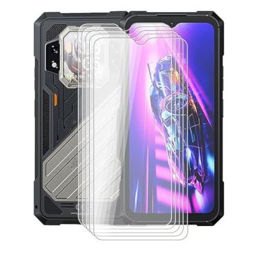 Imagem de AQGGIIXY [Pacote com 5 protetores de tela para Cubot KingKong X (16,7 cm), dureza 9H - HD - Borda 2,5D - Sem bolhas - Película protetora resistente a arranhões de tela vidro temperado