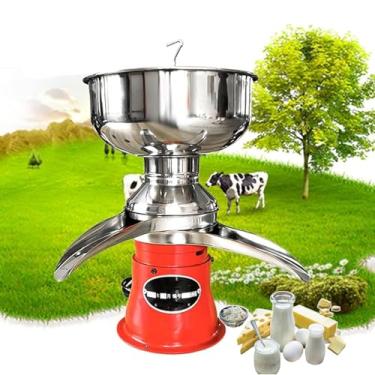 Imagem de KKSOUFX CentríFuga De Cozinha Separadora De Creme 110v/220v, Separador CentríFugo EléTrico De Creme De Leite,9500-11000rpm,50l/H,Para Virar Leite Cru Ou Integral