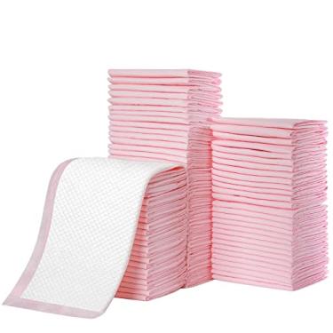 Imagem de Disposable Changing Pad Liners Pack of 100 Baby Incontinence Changing Pads Diaper UnderPads Ultra Soft Super Absorbent Waterproof Mat 13 x18 in