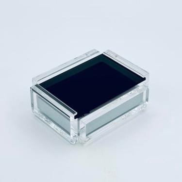 Imagem de Luxe Dominoes Acrylic Playing Card Deck Set, Handmade Design, Multiple Colors (Smoke)