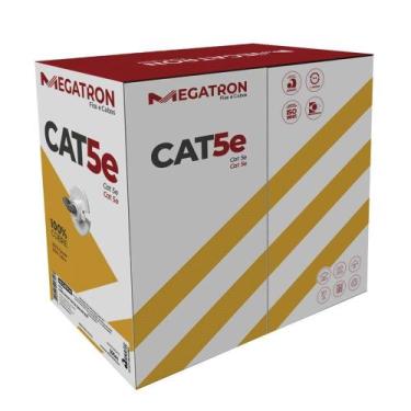 Imagem de Cabo Megatron CAT.5E Comunicação de Dados LAN 4 Pares 305m Azul
