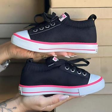 Imagem de Tênis Meia Infantil Confortável Colegial Menino Menina Branco - Malays