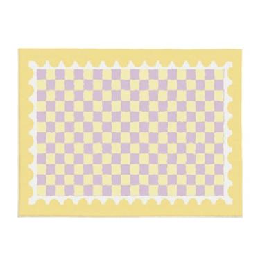 Imagem de HJZSZX Tapete confortável macio lavável quarto tapetes interessante meninas decoração quarto tapete sala de estar sofá lateral tapetes, YY009, D, 300x400CM