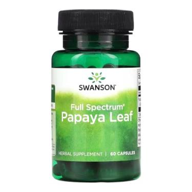 Imagem de Espectro Folha Mamão Papaya Swanson 60 Caps Importado