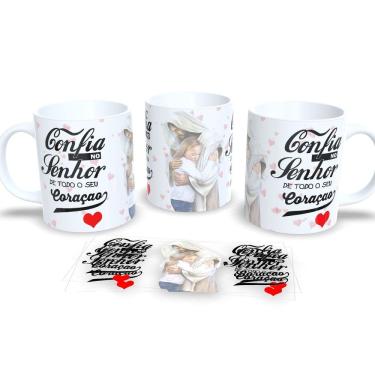 Imagem de Canecas Evangélicas Personalizadas Fé e Inspiração em Cada Gole