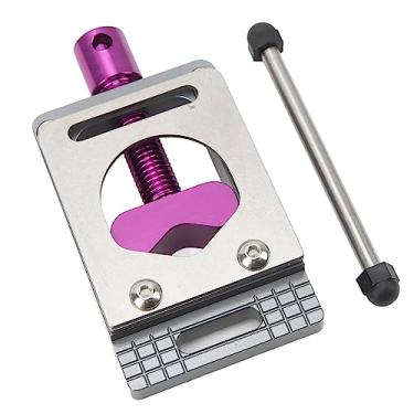 Imagem de Guia de Serra de Bicicleta, Guia de Corte de Bicicleta de Liga de Alumínio (Roxo)