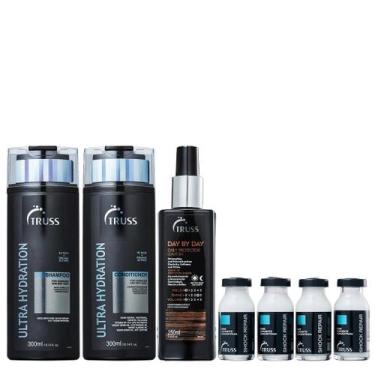 Imagem de Truss Ultra Hydration Kit Shampoo Condicionador Shock Repair e Day By 