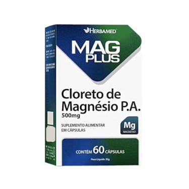 Imagem de MagPlus Cloreto de Magnésio PA - 60 Cápsulas - Herbamed