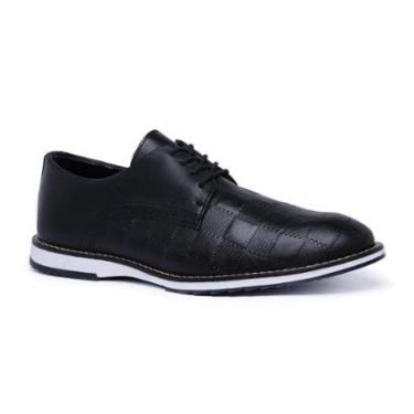 Imagem de Sapato Social Masculino Oxford Elegante Casual em Couro Legítimo Confortável-Masculino
