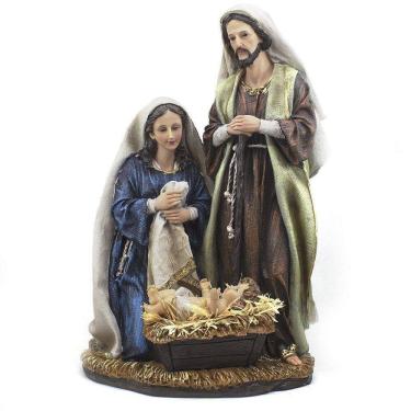 Imagem de Imagem Sagrada Familia Importada Resina 45Cm
