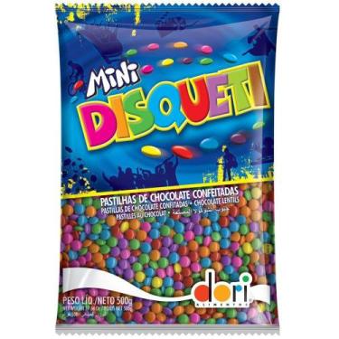 Imagem de Confeito Chocolate Mini Disqueti 500g - Dori