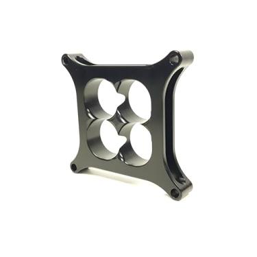 Imagem de Espaçador Carby Super Sucker para série 4150 Carburador Billet Alumínio (preto, 2,54 cm)