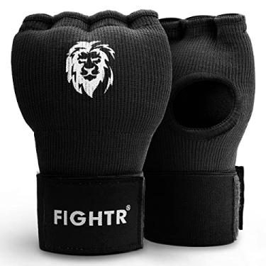 Imagem de FIGHTR® Luvas internas de gel premium – Embalagem rápida e mais estabilidade | Envoltórios de mão de gel para boxe, MMA, Muay Thai e artes marciais | com envoltório de pulso longo