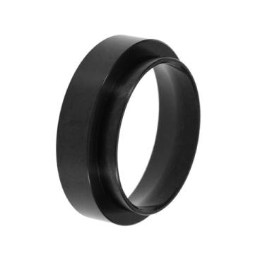 Imagem de Funil de dosagem, funil de café, funil de dosagem de café, funil de café de alumínio leve, funil de dosagem de café, substituição de anel de dosagem de café de alumínio para filtros de 58 mm (preto)