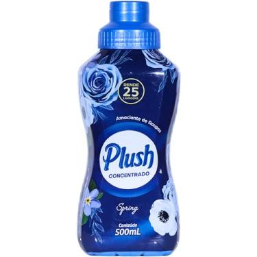 Imagem de Plush Amaciante De Roupas E Tecidos Concentrado Spring 500 Ml Azul