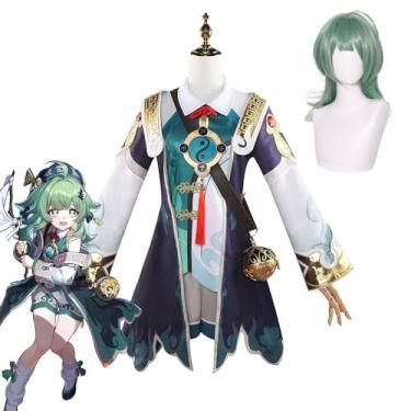 Imagem de Cosplay Life Honkai Star Rail HuoHuo Cosplay Fantasia de Halloween Uniforme Conjunto Completo Fantasia para Adulto Unissex (HuoHuo, P)