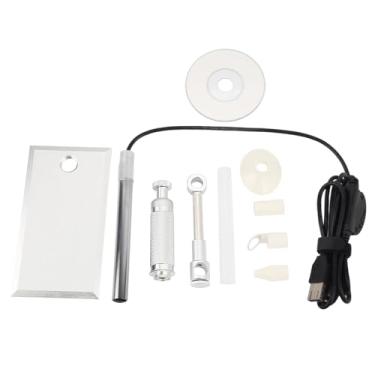 Imagem de Suporte de Câmera de Microscópio Digital USB 1-500X Lupa Lupa Ajustável Rotação 360 5 Bicos para Vários Usos
