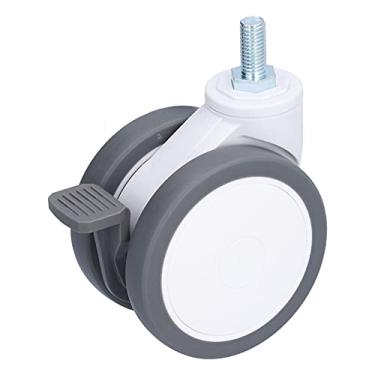 Imagem de Necessores de Giro Silencioso Universal de Serviço Pesado, Rodas de Rodízio Com Freio M12 Thread Aluminium Ligy Caster Wheel, para Bancadas de Trabalho, Caixas de Instrumentos,
